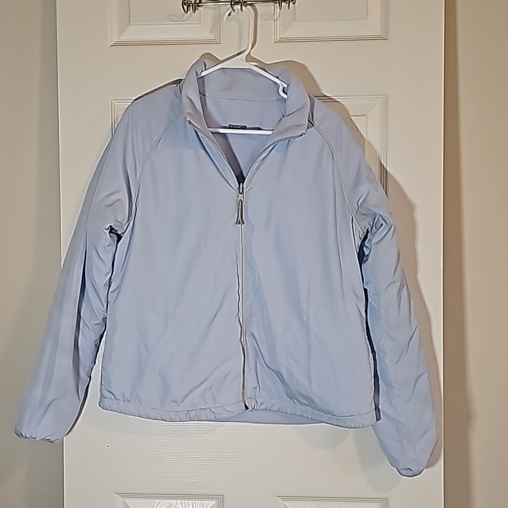 Vintage Pacific Trail Reversible Windbreaker Fleece Coat No Size Tag Fits M/L